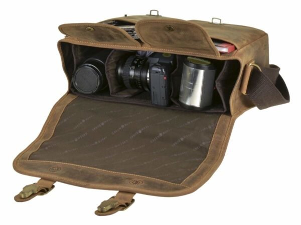 Greenburry Borsa Per Fotocamera Vintage In Pelle - immagine 5