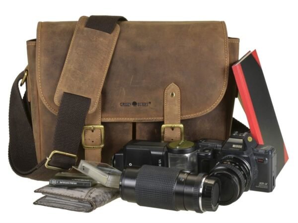 Greenburry Borsa Per Fotocamera Vintage In Pelle - immagine 16