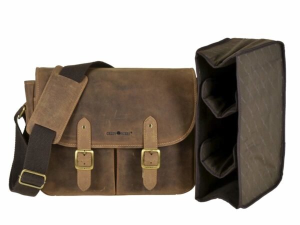 Greenburry Borsa Per Fotocamera Vintage In Pelle - immagine 13