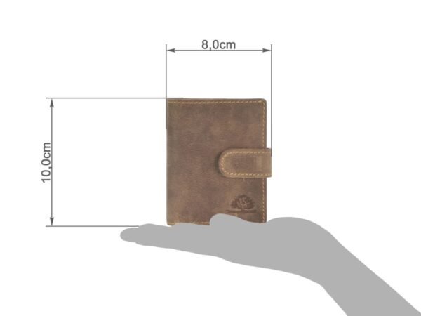 Greenburry Portacarte RFID con Moneta Marrone - immagine 10