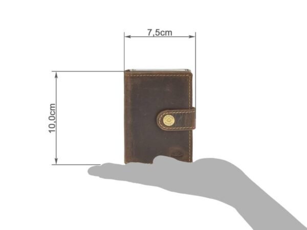 Greenburry Portacarte RFID Marrone Vintage Original - immagine 2