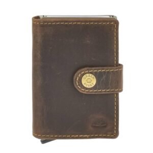 Greenburry Portacarte RFID Marrone Vintage Original