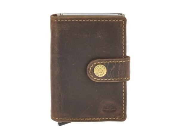 Greenburry Portacarte RFID Marrone Vintage Original