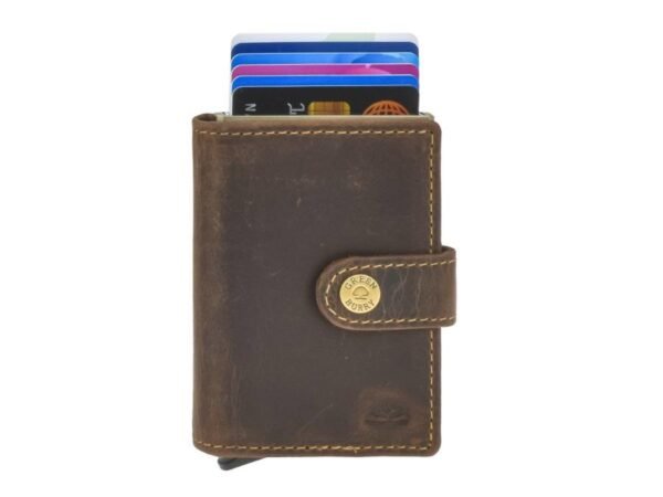 Greenburry Portacarte RFID Marrone Vintage Original - immagine 6