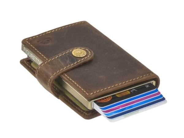 Greenburry Portacarte RFID Marrone Vintage Original - immagine 7