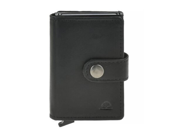 Greenburry Portacarte RFID con Scatola Nero Vintage Original