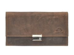 Greenburry Vintage Portafoglio Da Cameriere Marrone In Pelle