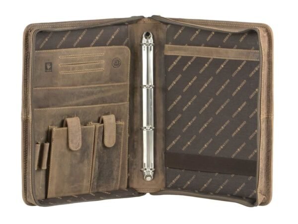 Greenburry Vintage Planner Business A4 In Pelle - immagine 7
