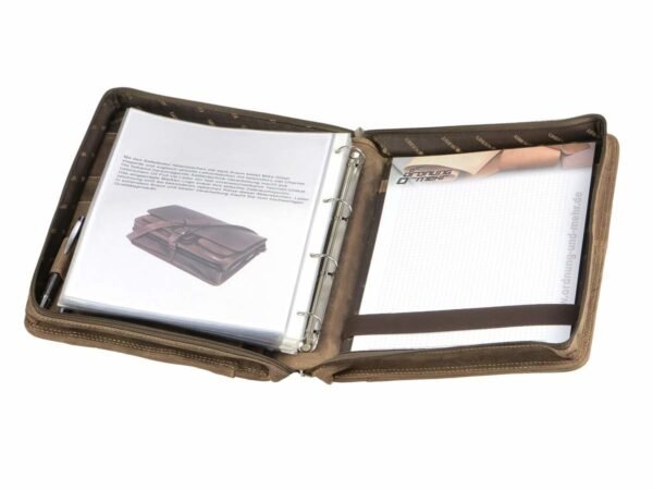 Greenburry Vintage Planner Business A4 In Pelle - immagine 2