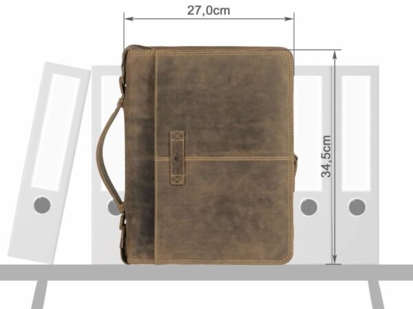 Greenburry Vintage Planner Business A4 In Pelle - immagine 13