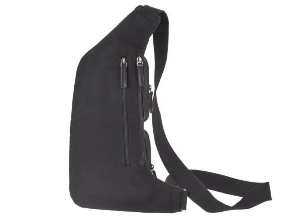 Greenburry Borsa a Tracolla Bodybag Nera VE3 Vintage - immagine 8