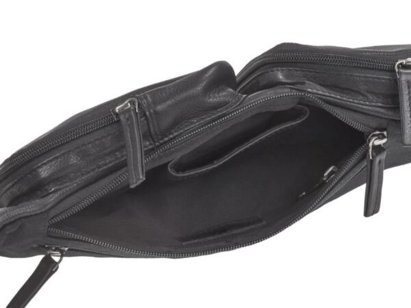 Greenburry Borsa a Tracolla Bodybag Nera VE3 Vintage - immagine 10