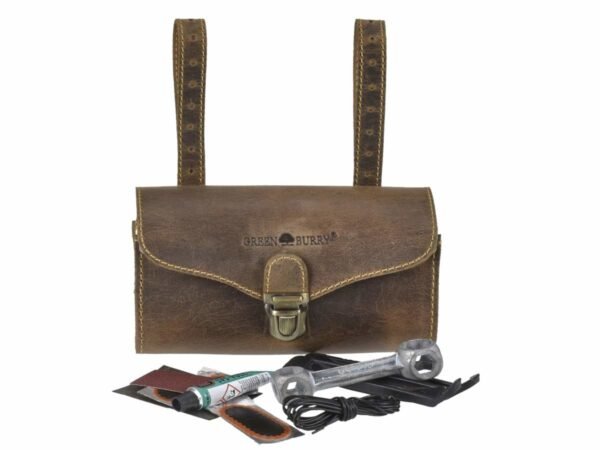 Greenburry Borsa Da Bici Taglia Media Vintage In Pelle - immagine 13
