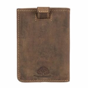 Greenburry Portacarte con Clip RFID in Pelle Vintage