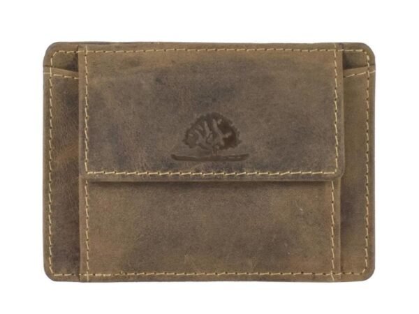 Greenburry Magic Wallet con Portamonete RFID Marrone Vintage
