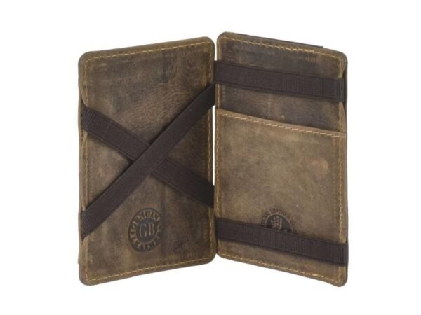 Greenburry Magic Wallet con Portamonete RFID Marrone Vintage - immagine 6