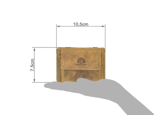 Greenburry Magic Wallet con Portamonete RFID Sahara Tan - immagine 2