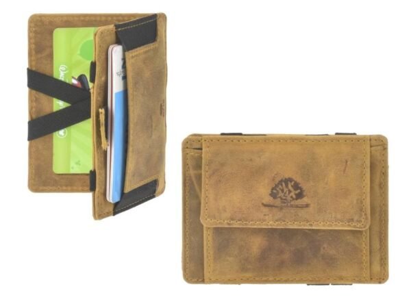 Greenburry Magic Wallet con Portamonete RFID Sahara Tan - immagine 3