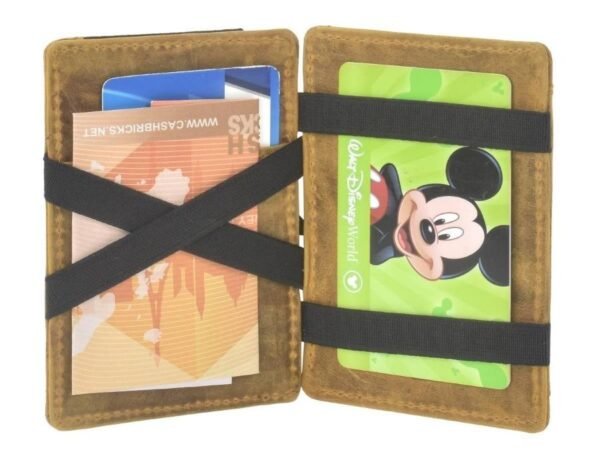 Greenburry Magic Wallet con Portamonete RFID Sahara Tan - immagine 7