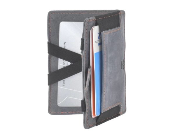 Greenburry Magic Wallet con Portamonete RFID Blu Acciaio - immagine 2
