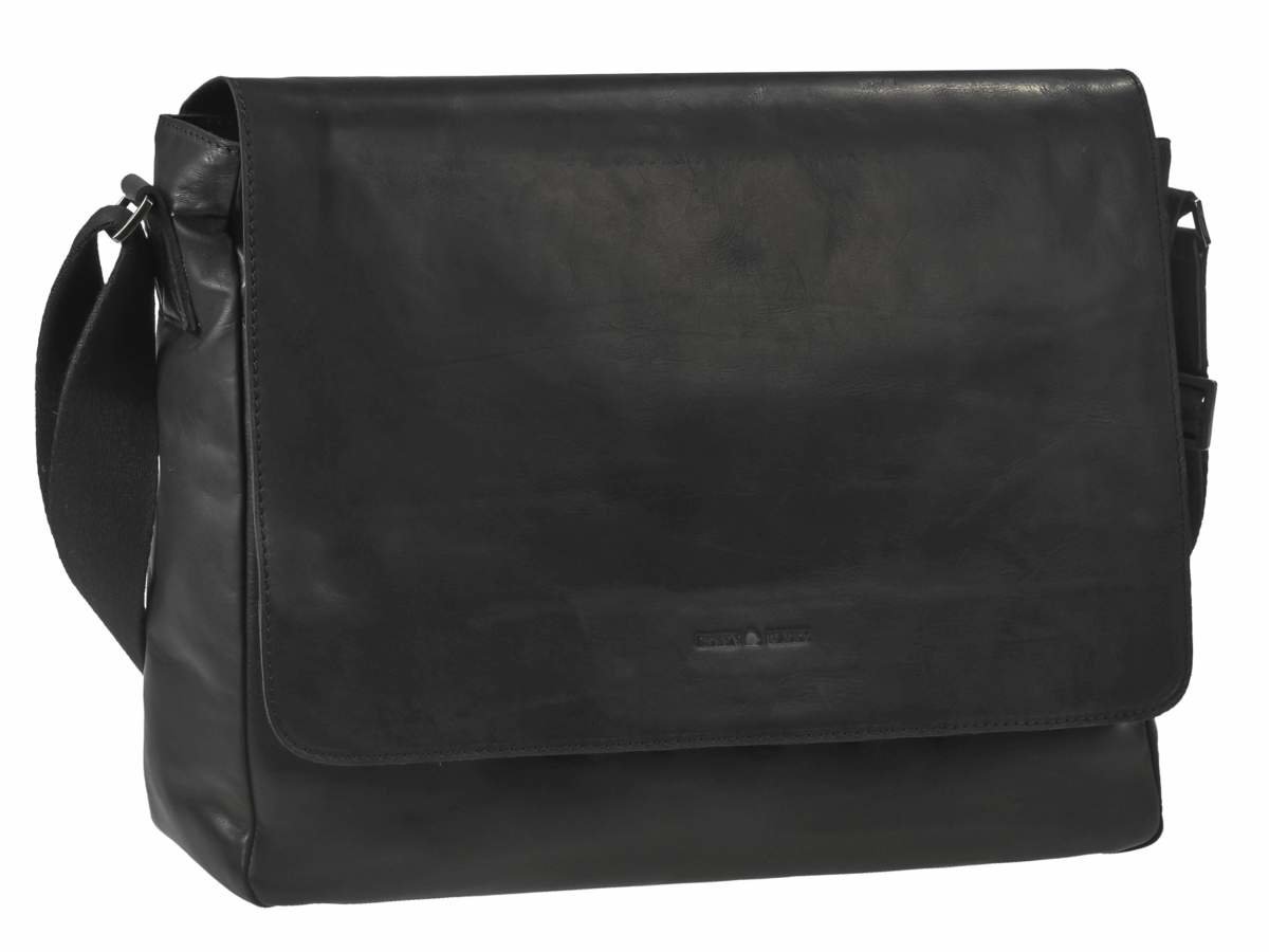Greenburry Borsa Messenger A4 Pure Black - immagine 8