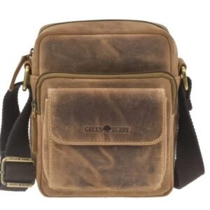Greenburry Borsa a Tracolla Travel Marrone VE5 Vintage