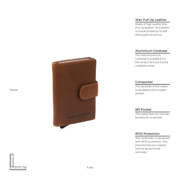 The Chesterfield Brand Portafoglio In Pelle Cognac Loughton - immagine 6
