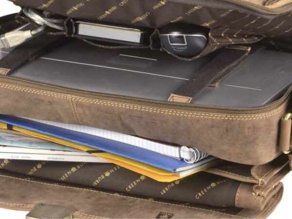 Greenburry Vintage Cartella Laptop In Pelle - immagine 3