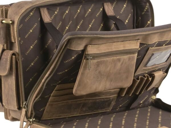 Greenburry Vintage Cartella Laptop In Pelle - immagine 2