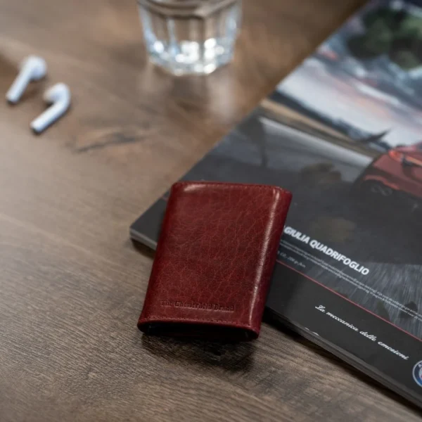 The Chesterfield Brand Portafoglio In Pelle Rosso Paris - immagine 2