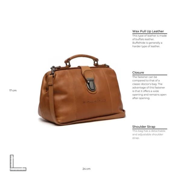 The Chesterfield Brand Borsa A Tracolla In Pelle Cognac Rachael - immagine 8