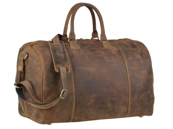 Greenburry Borsa Sportiva Traveller in Pelle Vintage
