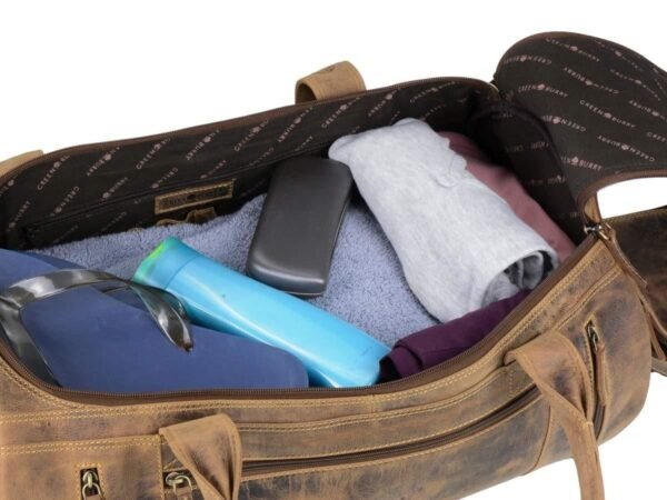 Greenburry Borsa a Rullo da Viaggio in Pelle Vintage - immagine 11