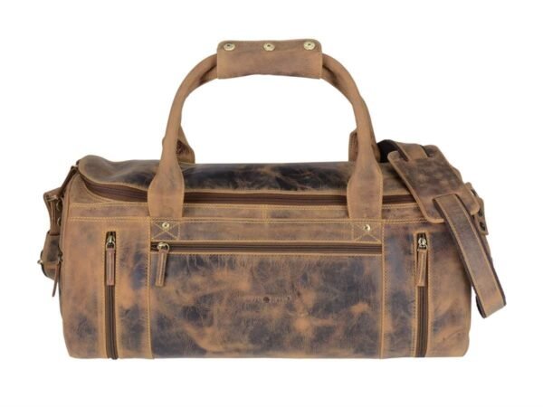 Greenburry Borsa a Rullo da Viaggio in Pelle Vintage