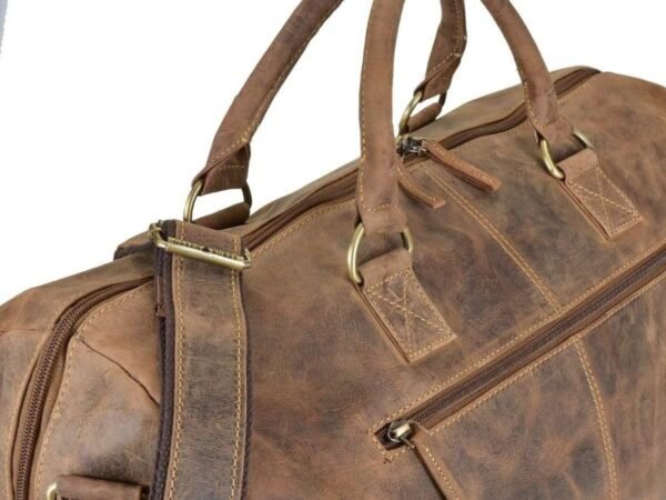 Greenburry Borsa da Viaggio in Pelle Vintage - immagine 6