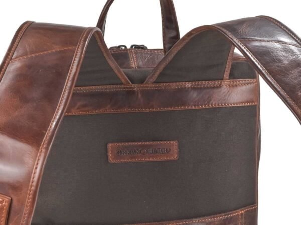 Greenburry Zaino Business Teak Marrone Rugged - immagine 6