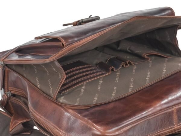 Greenburry Zaino Business Teak Marrone Rugged - immagine 2