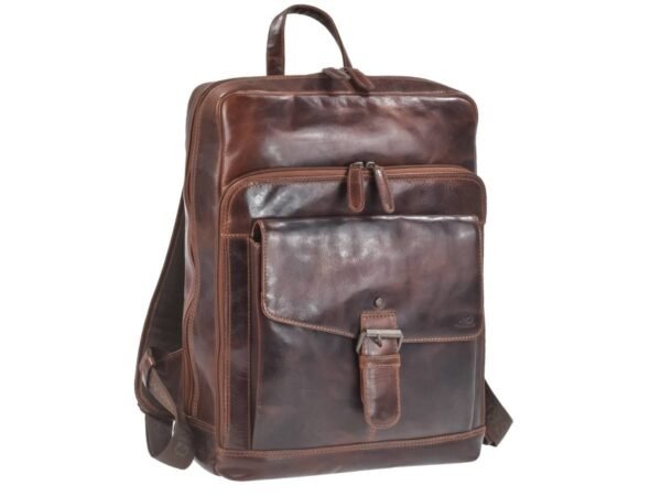 Greenburry Zaino Business Teak Marrone Rugged - immagine 12