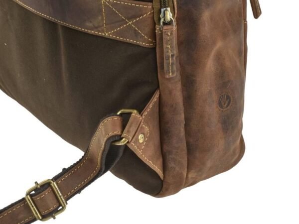 Greenburry Zaino Business con Zip in Pelle Vintage - immagine 9