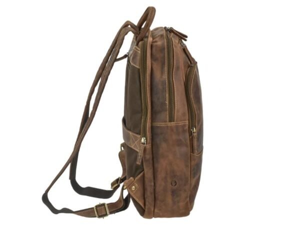 Greenburry Zaino Business con Zip in Pelle Vintage - immagine 6