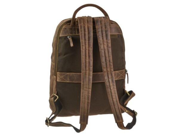 Greenburry Zaino Business con Zip in Pelle Vintage - immagine 7