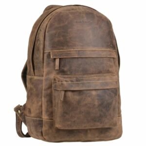 Greenburry Zaino con Zip Totale in Pelle Vintage