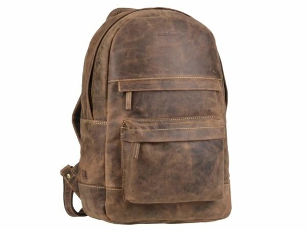 Greenburry Zaino con Zip Totale in Pelle Vintage