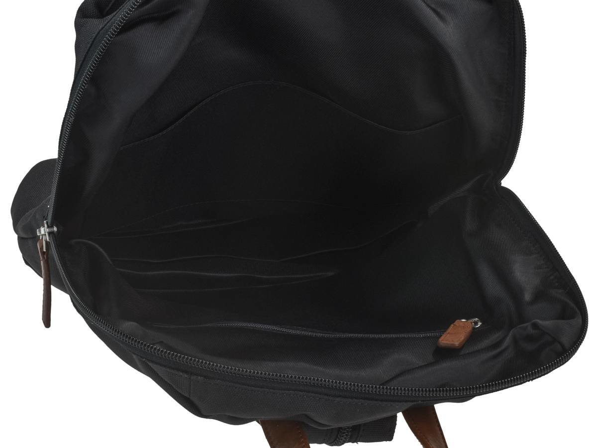 Greenburry Zaino City Eva Nero in Nylon e Pelle Naturale - immagine 2