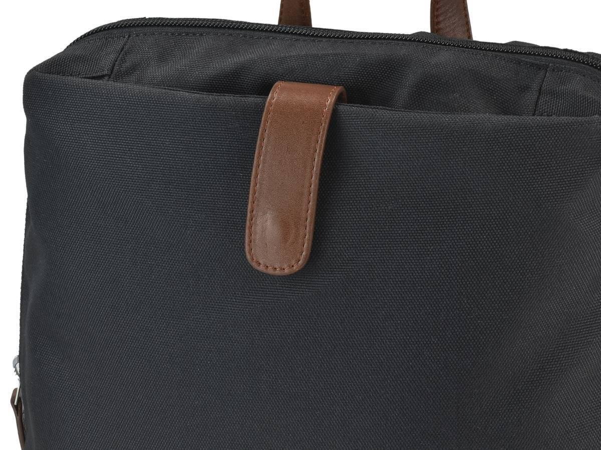 Greenburry Zaino City Eva Nero in Nylon e Pelle Naturale - immagine 6