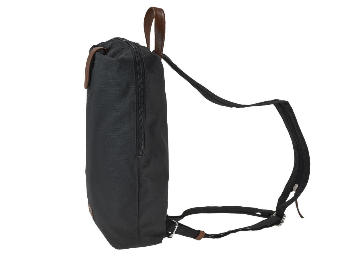 Greenburry Zaino City Eva Nero in Nylon e Pelle Naturale - immagine 5