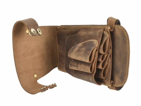 Greenburry Marsupio Da Parrucchiere Vintage Marrone In Pelle - immagine 10
