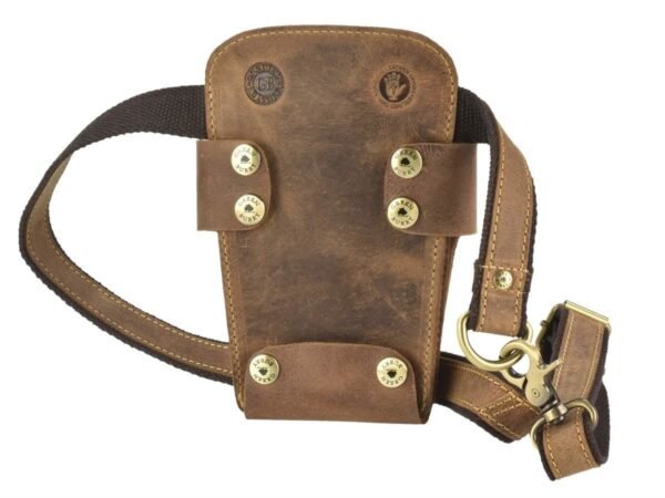 Greenburry Marsupio Da Parrucchiere Vintage Marrone In Pelle - immagine 13