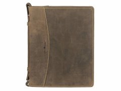 Greenburry Vintage Cartella Ad Anelli A4 In Pelle