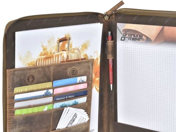 Greenburry Vintage Cartella Manager/Laptop In Pelle - immagine 2